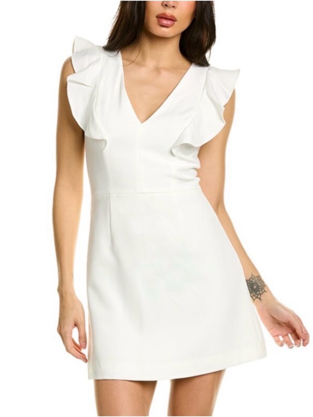 ✨French Connection✨Whisper Ruffle Minidress in Summer